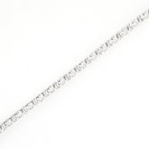 14K White Gold Semi Mount Tennis Bracelet Setting Round RD 2x2mm - Syzjewelry